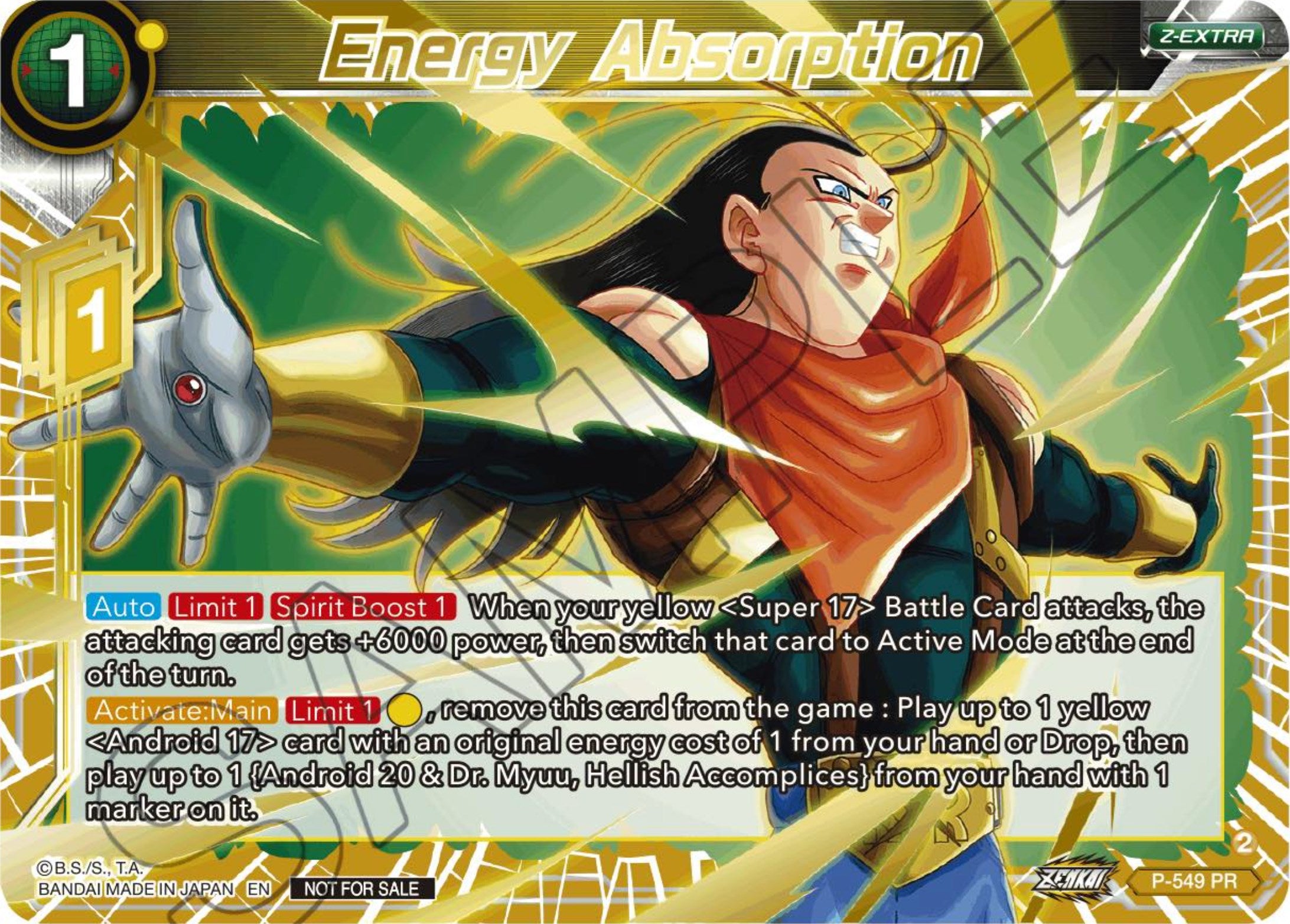 Energy Absorption (Championship Z Extra Card Pack 2023) (Gold-Stamped) (P-549) [Tournament Promotion Cards] | Shuffle n Cut Hobbies & Games