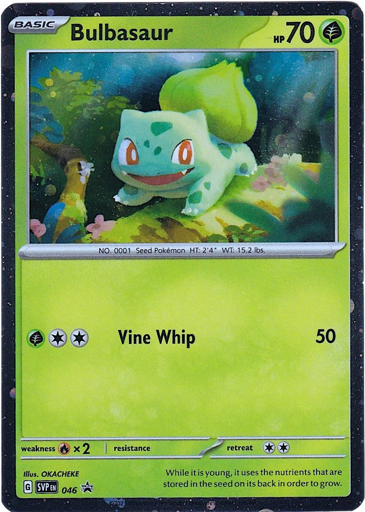 Bulbasaur (046) (Cosmos Holo) [Scarlet & Violet: Black Star Promos] | Shuffle n Cut Hobbies & Games