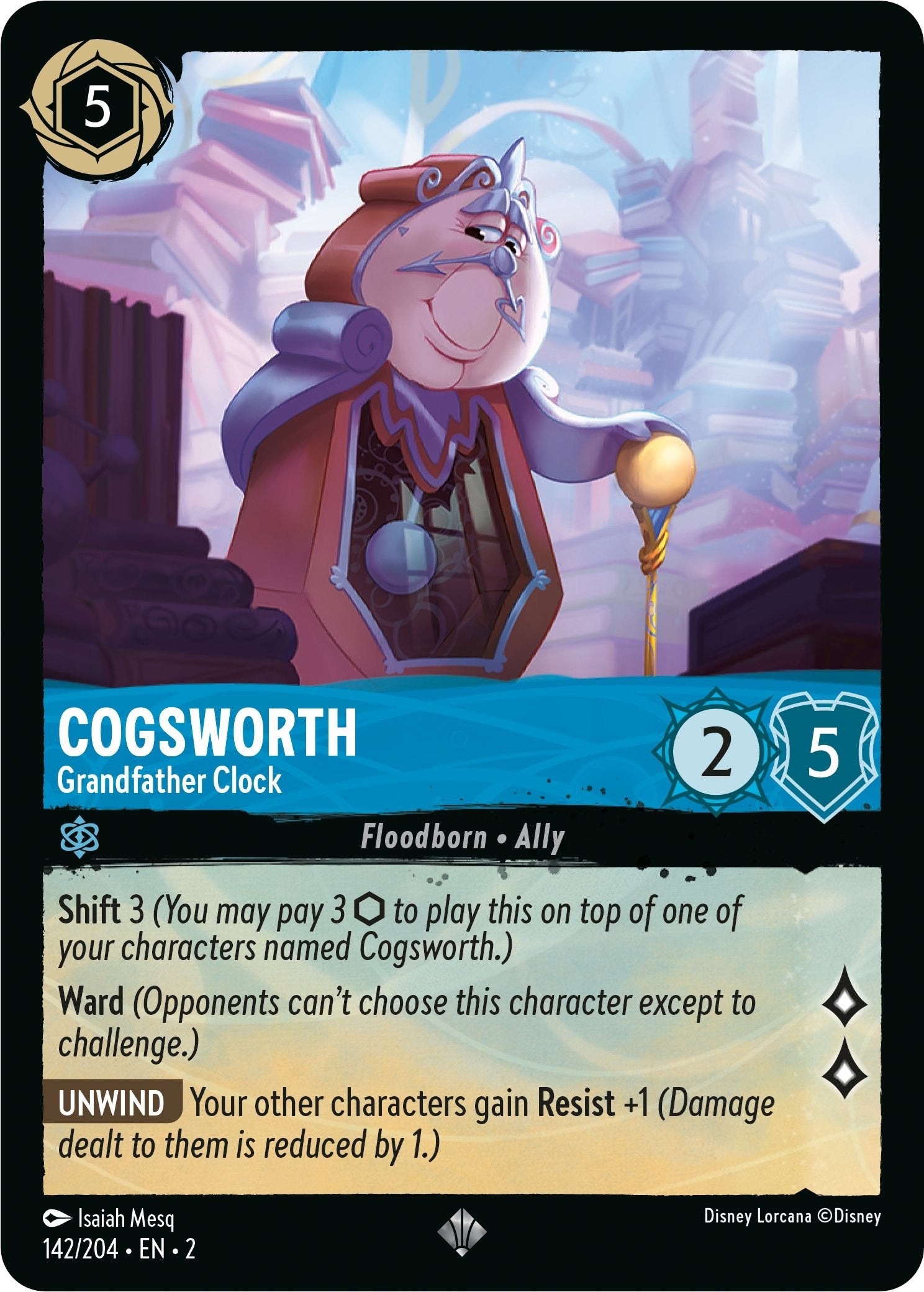 Cogsworth - Grandfather Clock (142/204) [Rise of the Floodborn] | Shuffle n Cut Hobbies & Games