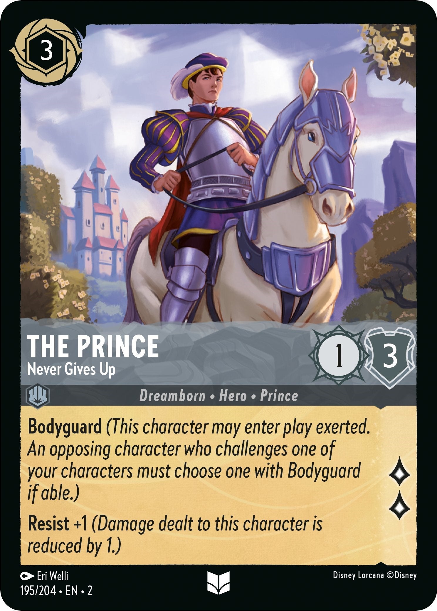 The Prince - Never Gives Up (195/204) [Rise of the Floodborn] | Shuffle n Cut Hobbies & Games
