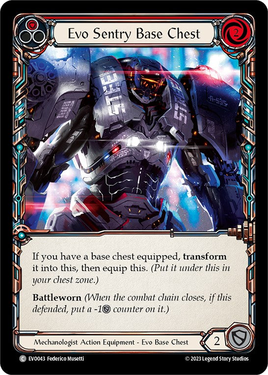 Evo Sentry Base Chest [EVO043] (Bright Lights) | Shuffle n Cut Hobbies & Games
