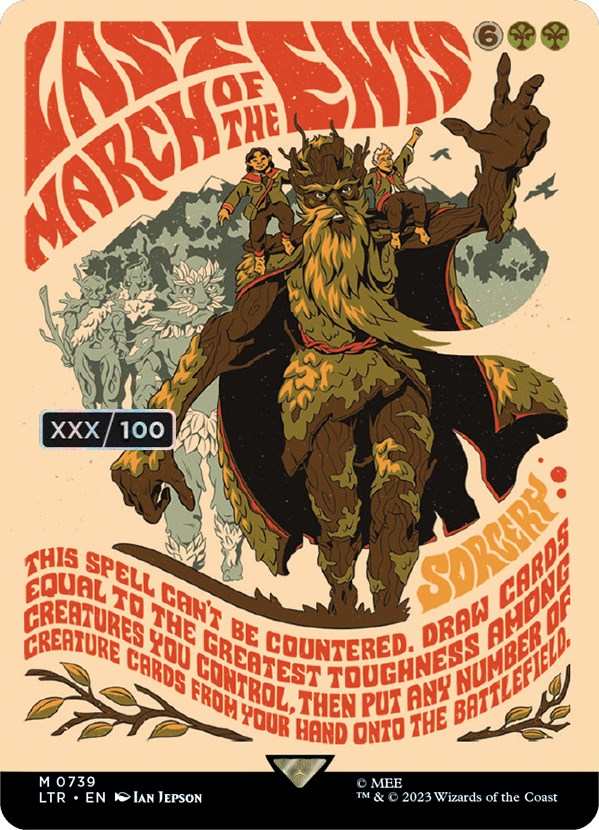Last March of the Ents (Borderless Poster) (Serialized) [The Lord of the Rings: Tales of Middle-Earth] | Shuffle n Cut Hobbies & Games