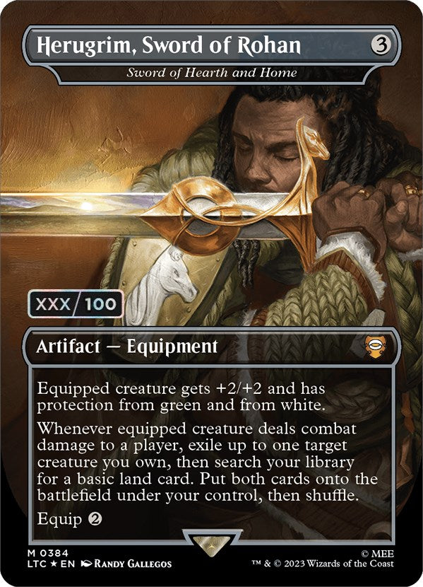 Herugrim, Sword of Rohan - Sword of Hearth and Home (Serialized) [The Lord of the Rings: Tales of Middle-Earth Commander] | Shuffle n Cut Hobbies & Games