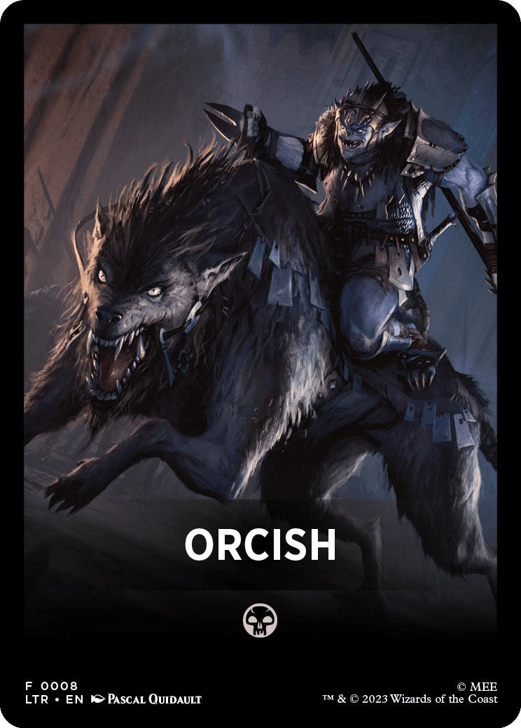 Orcish Theme Card [The Lord of the Rings: Tales of Middle-Earth] | Shuffle n Cut Hobbies & Games