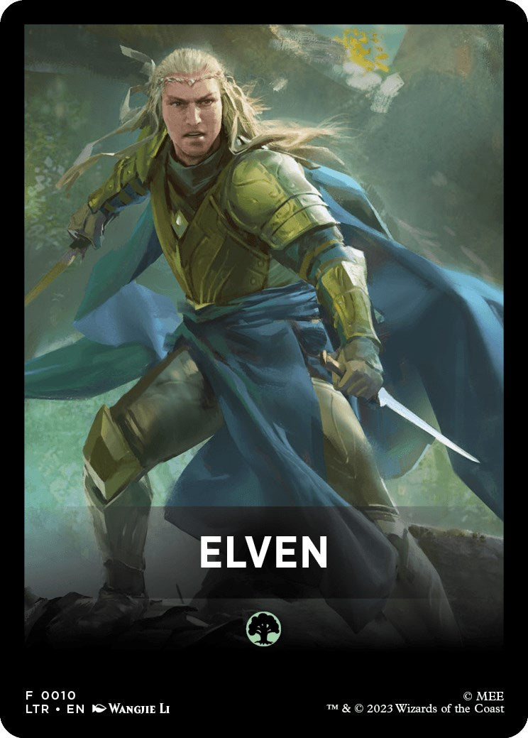 Elven Theme Card [The Lord of the Rings: Tales of Middle-Earth] | Shuffle n Cut Hobbies & Games