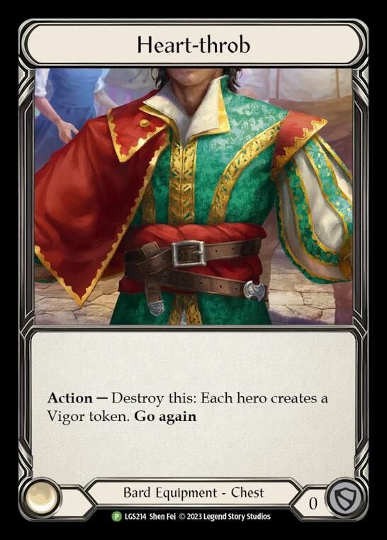 Heart-throb [LGS14] (Promo)  Rainbow Foil | Shuffle n Cut Hobbies & Games