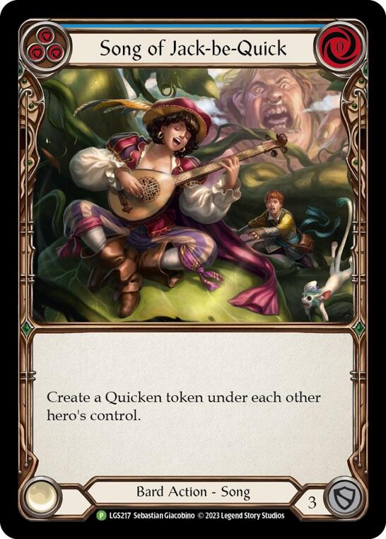 Song of Jack-be-Quick [LGS217] (Promo)  Rainbow Foil | Shuffle n Cut Hobbies & Games