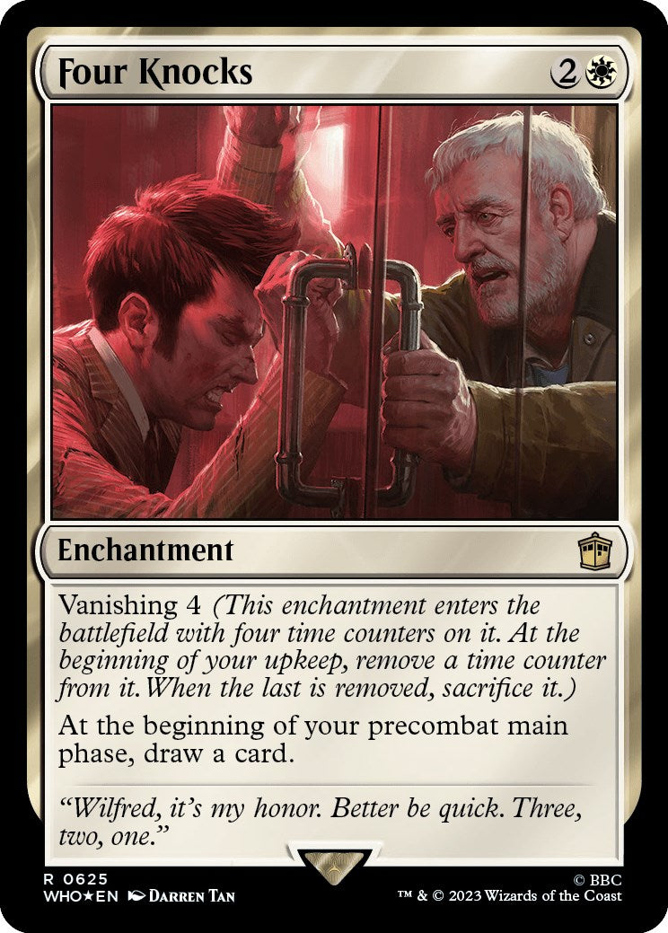 Four Knocks (Surge Foil) [Doctor Who] | Shuffle n Cut Hobbies & Games