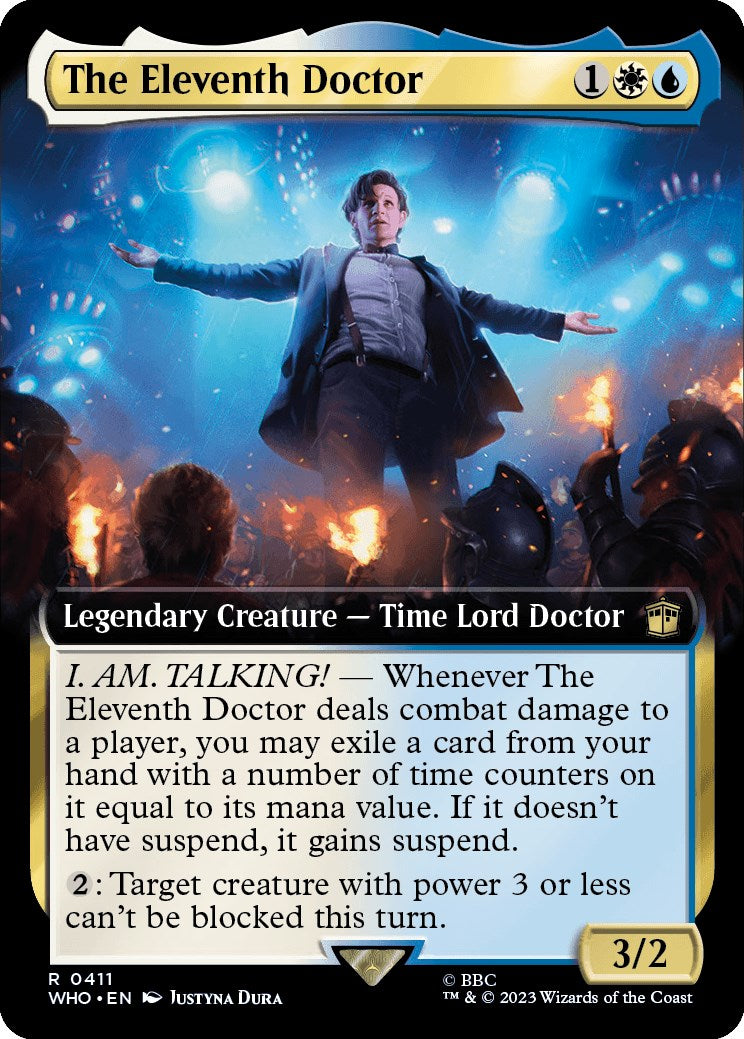 The Eleventh Doctor (Extended Art) [Doctor Who] | Shuffle n Cut Hobbies & Games