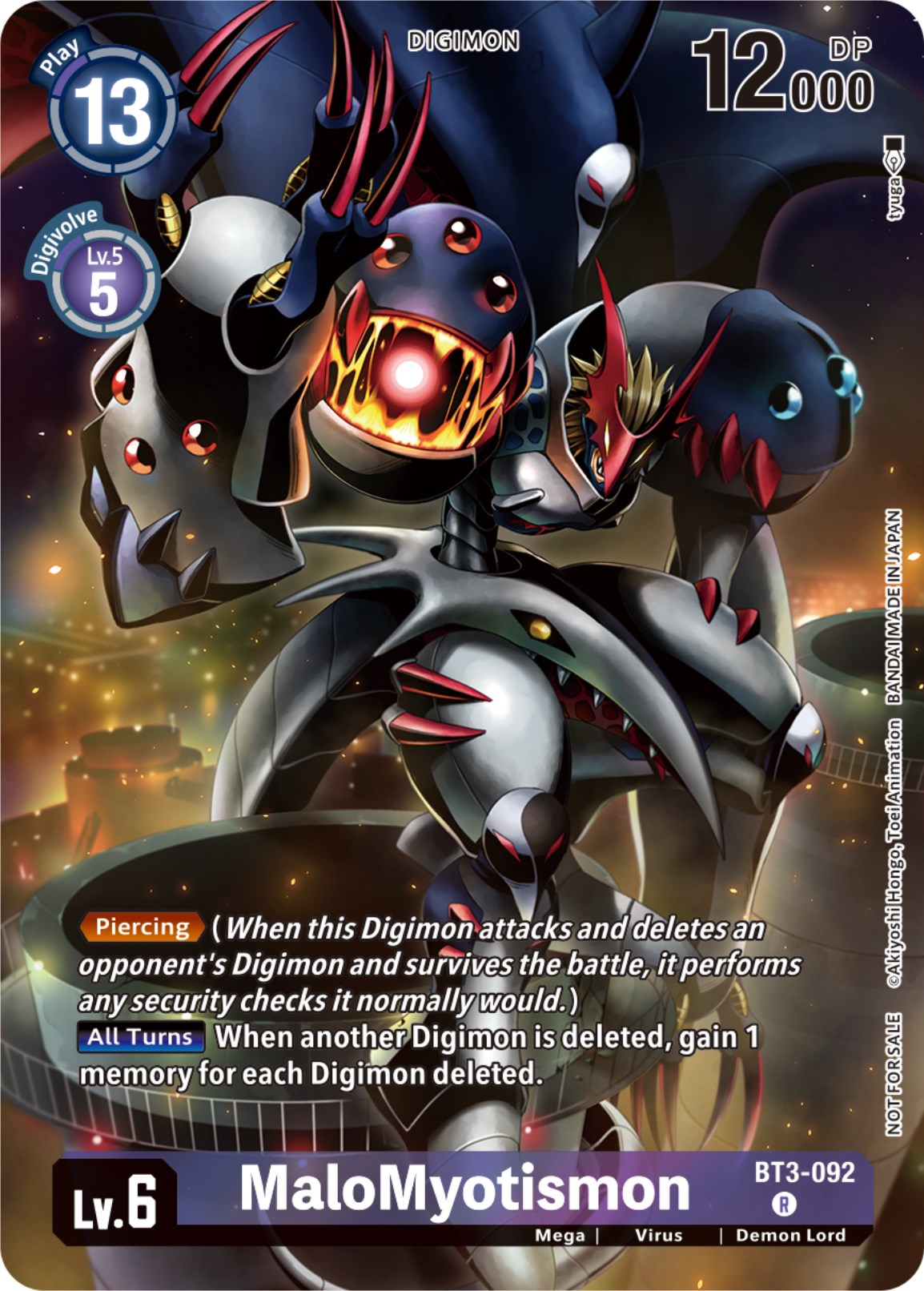 MaloMyotismon [BT3-092] (Tamer Party Pack -The Beginning-) [Release Special Booster Ver.1.0] | Shuffle n Cut Hobbies & Games
