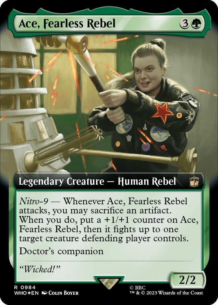 Ace, Fearless Rebel (Extended Art) (Surge Foil) [Doctor Who] | Shuffle n Cut Hobbies & Games