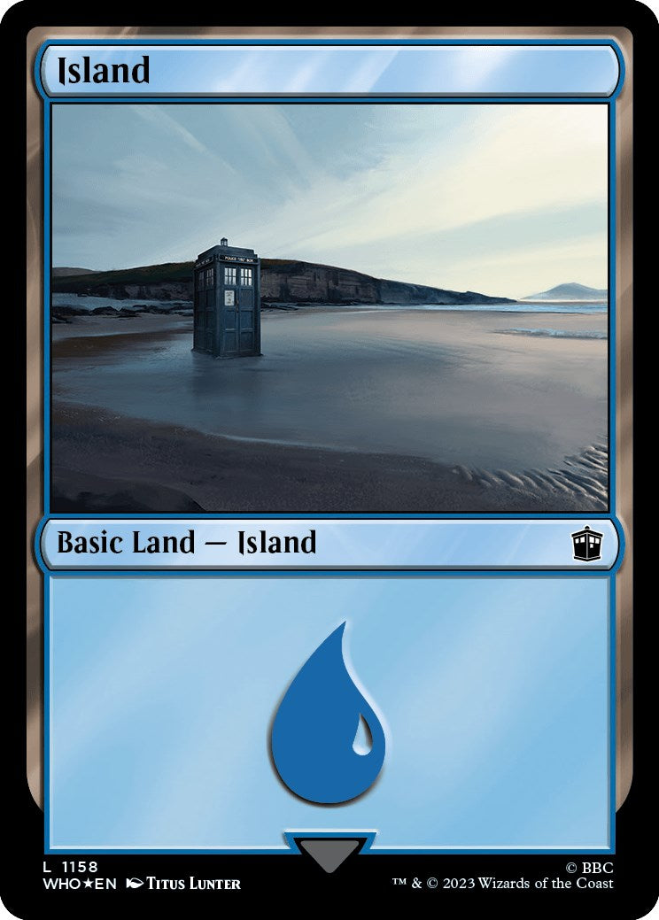 Island (1158) (Surge Foil) [Doctor Who] | Shuffle n Cut Hobbies & Games