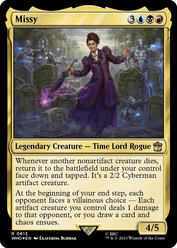Missy (Surge Foil) [Doctor Who] | Shuffle n Cut Hobbies & Games