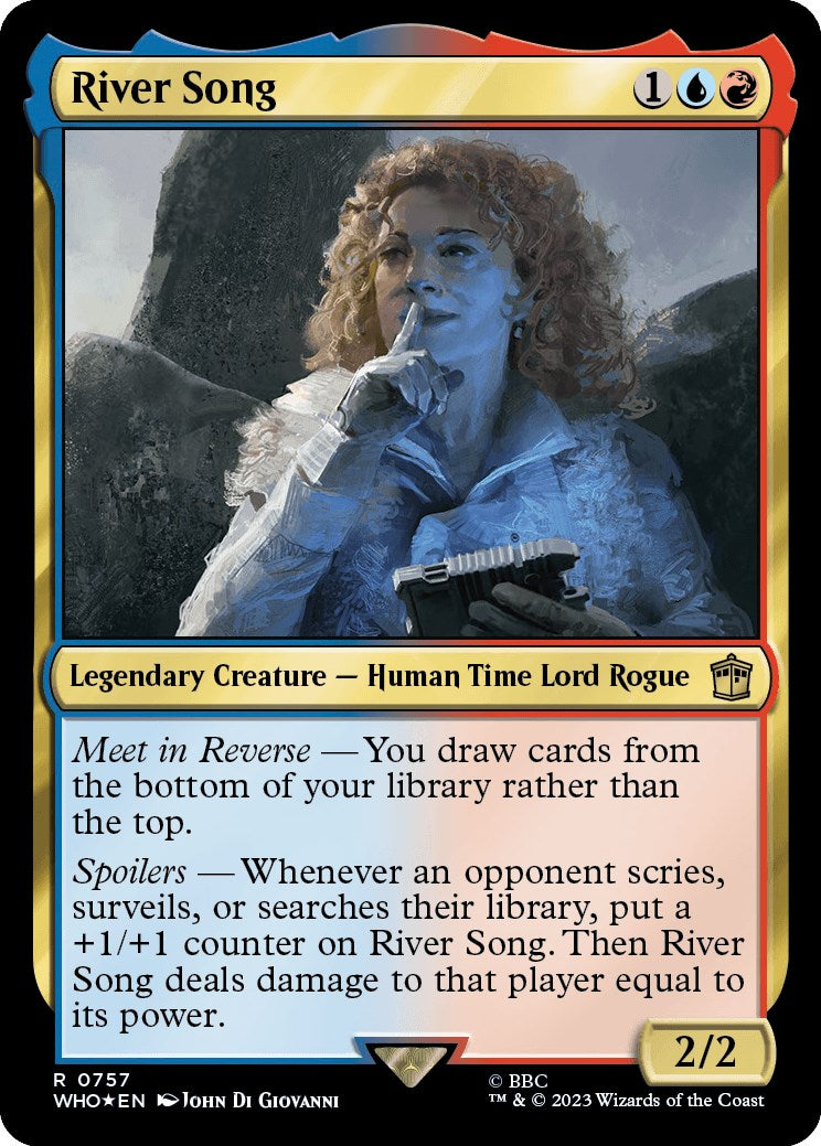 River Song (Surge Foil) [Doctor Who] | Shuffle n Cut Hobbies & Games