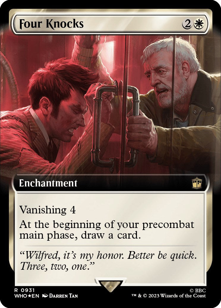 Four Knocks (Extended Art) (Surge Foil) [Doctor Who] | Shuffle n Cut Hobbies & Games