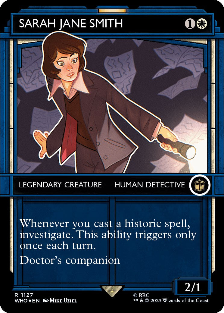 Sarah Jane Smith (Showcase) (Surge Foil) [Doctor Who] | Shuffle n Cut Hobbies & Games
