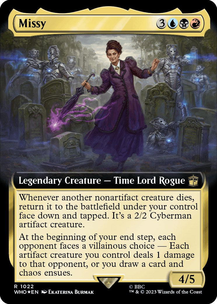 Missy (Extended Art) (Surge Foil) [Doctor Who] | Shuffle n Cut Hobbies & Games