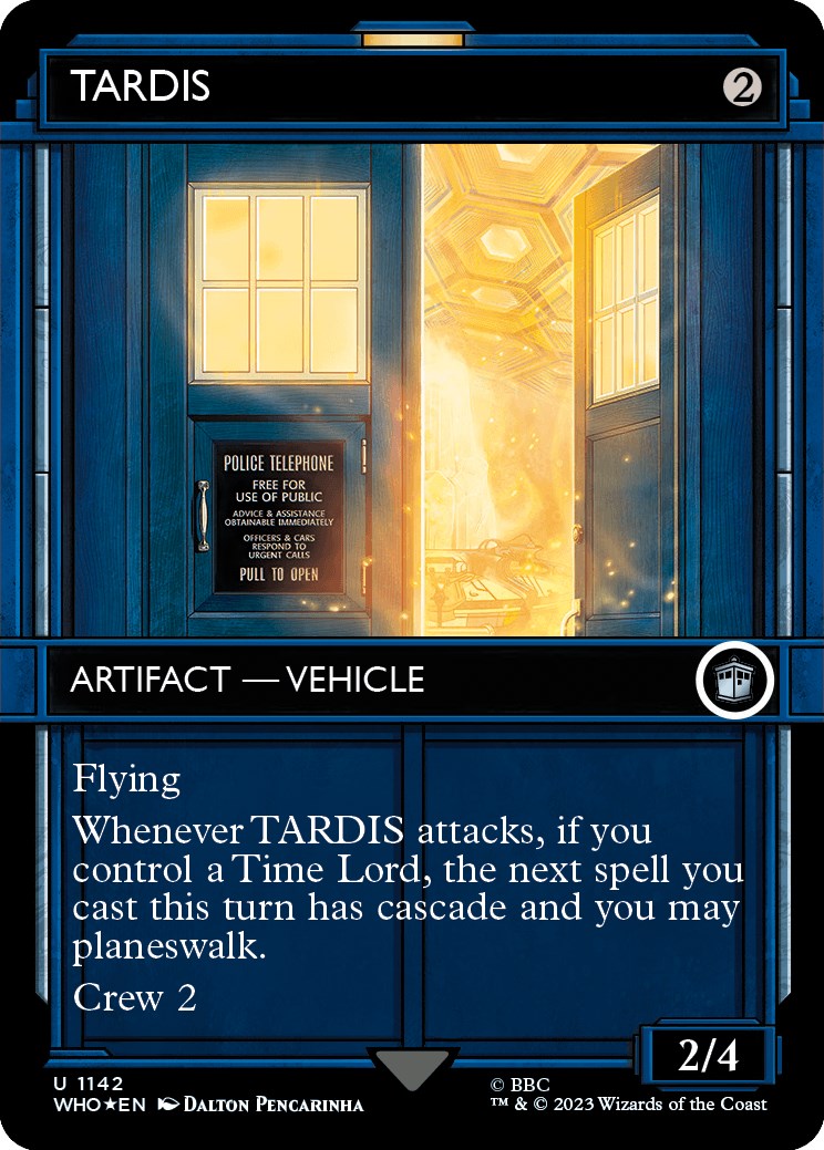 TARDIS (Showcase) (Surge Foil) [Doctor Who] | Shuffle n Cut Hobbies & Games