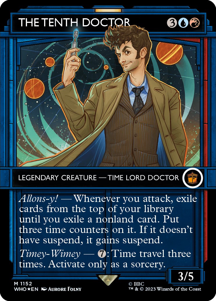 The Tenth Doctor (Showcase) (Surge Foil) [Doctor Who] | Shuffle n Cut Hobbies & Games