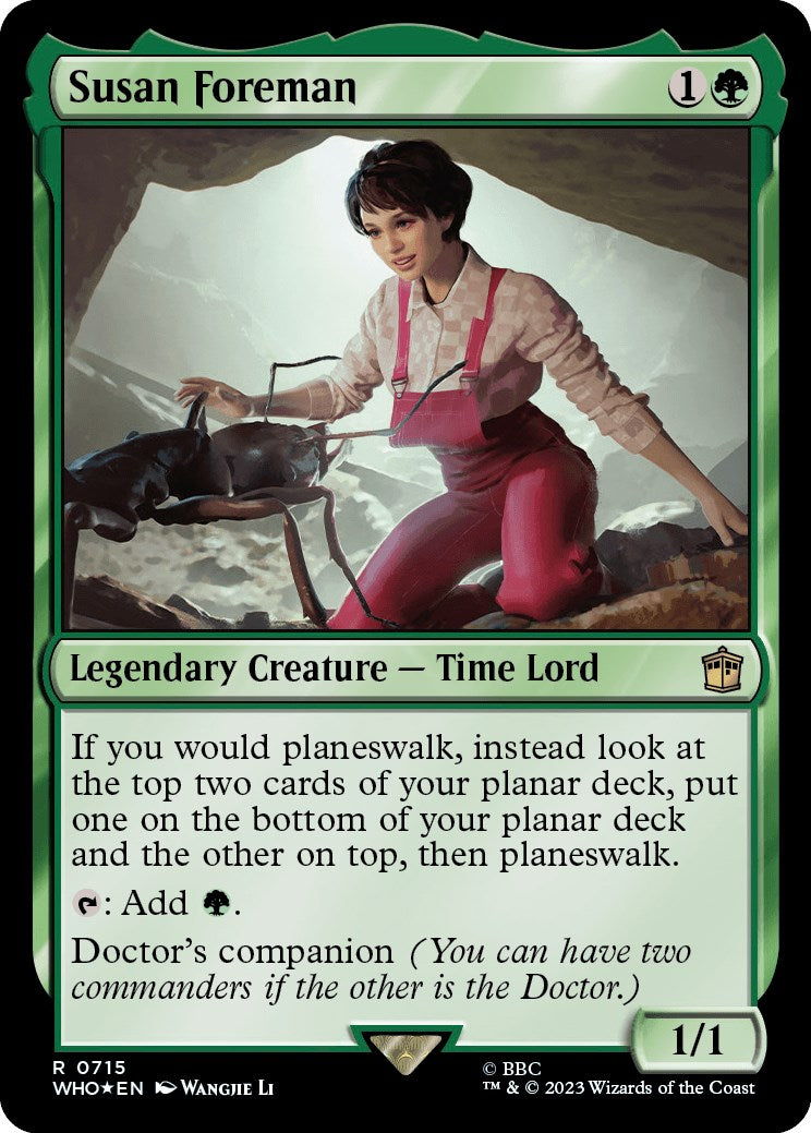 Susan Foreman (Surge Foil) [Doctor Who] | Shuffle n Cut Hobbies & Games