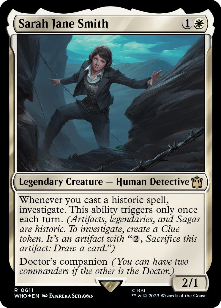 Sarah Jane Smith (Surge Foil) [Doctor Who] | Shuffle n Cut Hobbies & Games