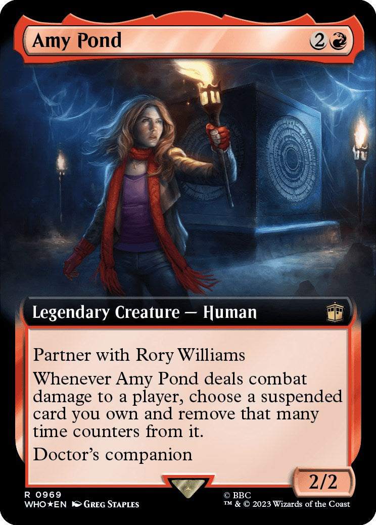 Amy Pond (Extended Art) (Surge Foil) [Doctor Who] | Shuffle n Cut Hobbies & Games