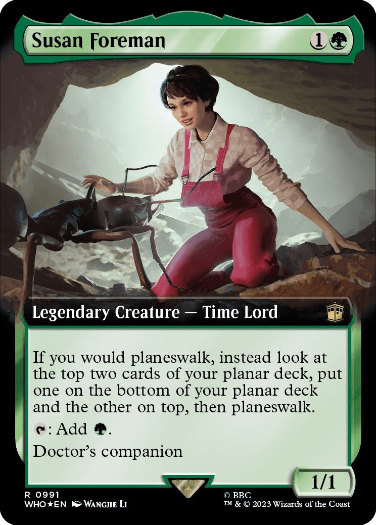 Susan Foreman (Extended Art) (Surge Foil) [Doctor Who] | Shuffle n Cut Hobbies & Games