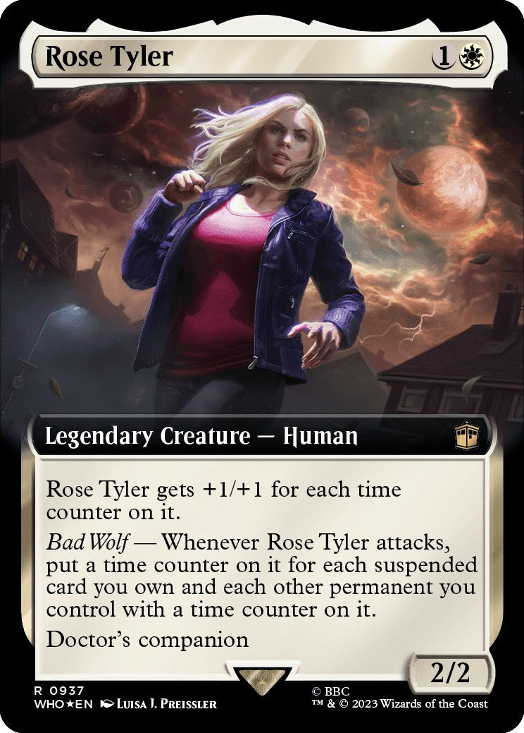 Rose Tyler (Extended Art) (Surge Foil) [Doctor Who] | Shuffle n Cut Hobbies & Games