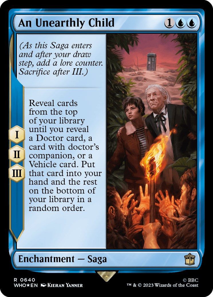 An Unearthly Child (Surge Foil) [Doctor Who] | Shuffle n Cut Hobbies & Games