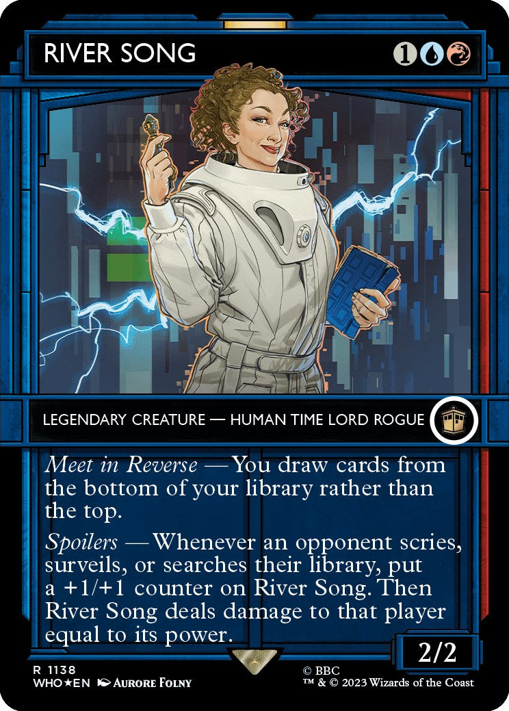 RIVER SONG (Showcase) (Surge Foil) [Doctor Who] | Shuffle n Cut Hobbies & Games
