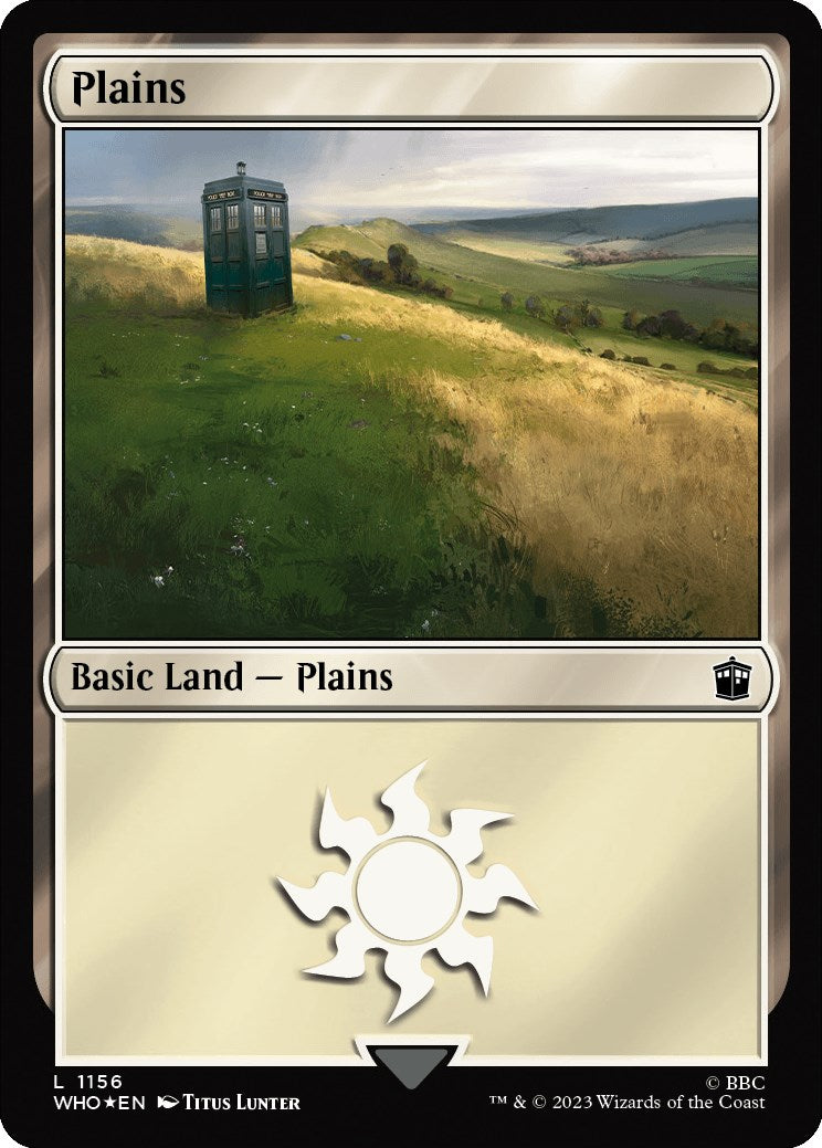 Plains (1156) (Surge Foil) [Doctor Who] | Shuffle n Cut Hobbies & Games
