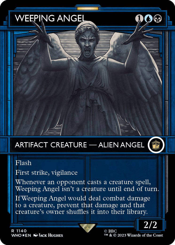 Weeping Angel (Showcase) (Surge Foil) [Doctor Who] | Shuffle n Cut Hobbies & Games