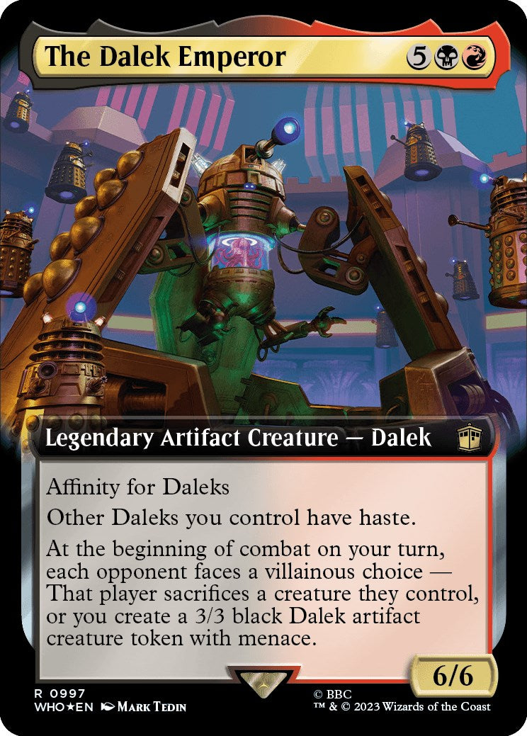 The Dalek Emperor (Extended Art) (Surge Foil) [Doctor Who] | Shuffle n Cut Hobbies & Games