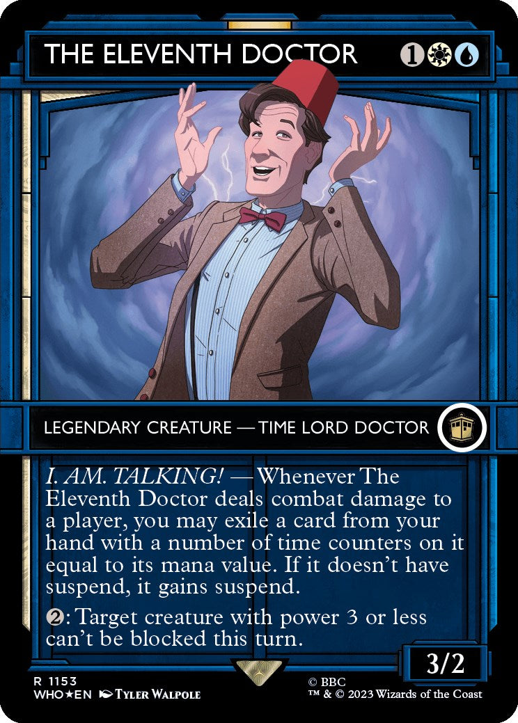 The Eleventh Doctor (Showcase) (Surge Foil) [Doctor Who] | Shuffle n Cut Hobbies & Games