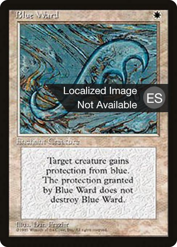Blue Ward [Fourth Edition Foreign Black Border] | Shuffle n Cut Hobbies & Games