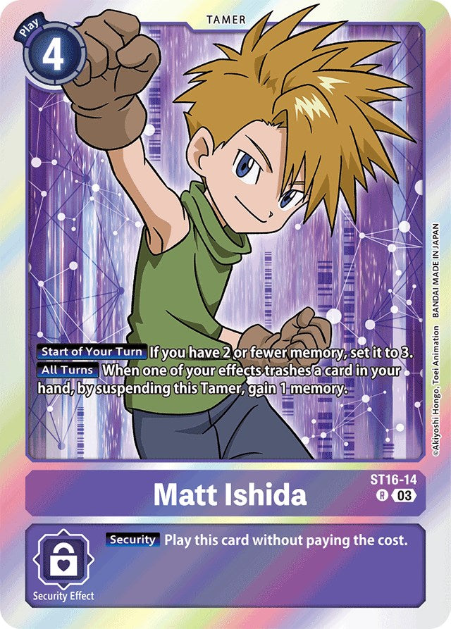 Matt Ishida [ST16-14] [Starter Deck: Wolf of Friendship] | Shuffle n Cut Hobbies & Games
