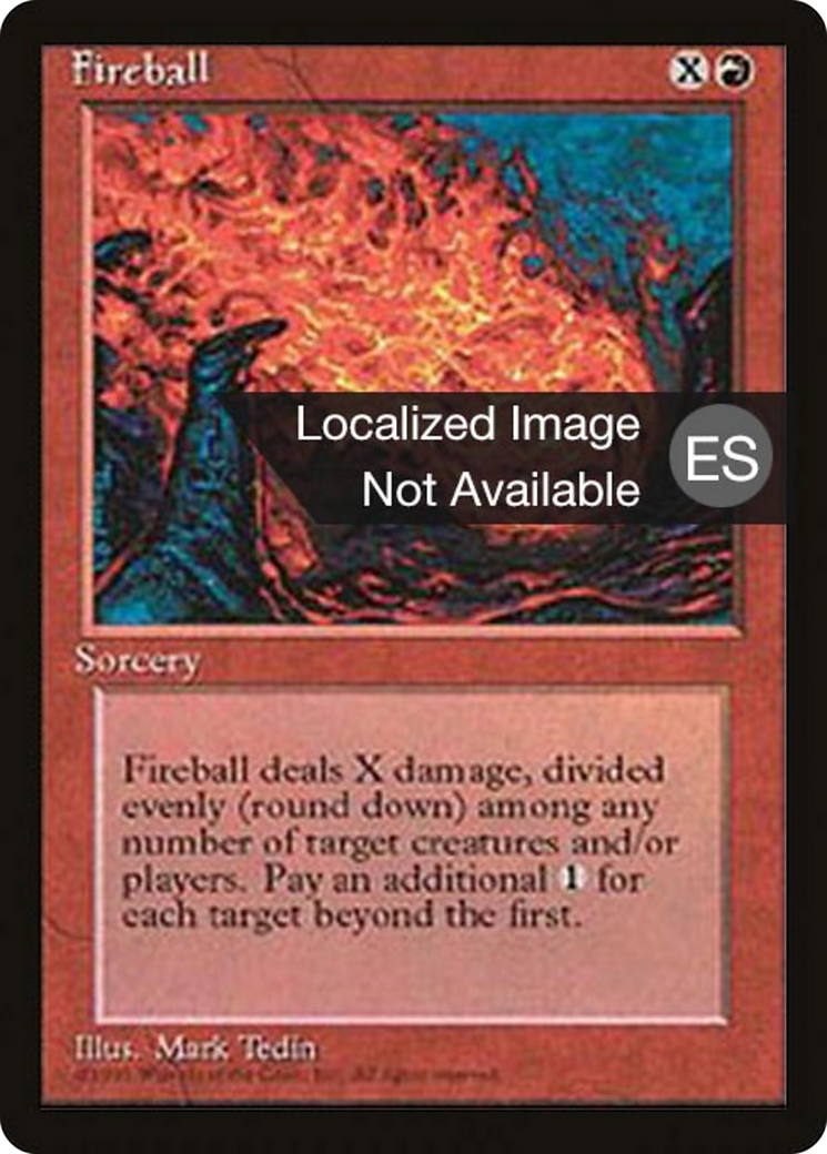 Fireball [Fourth Edition Foreign Black Border] | Shuffle n Cut Hobbies & Games