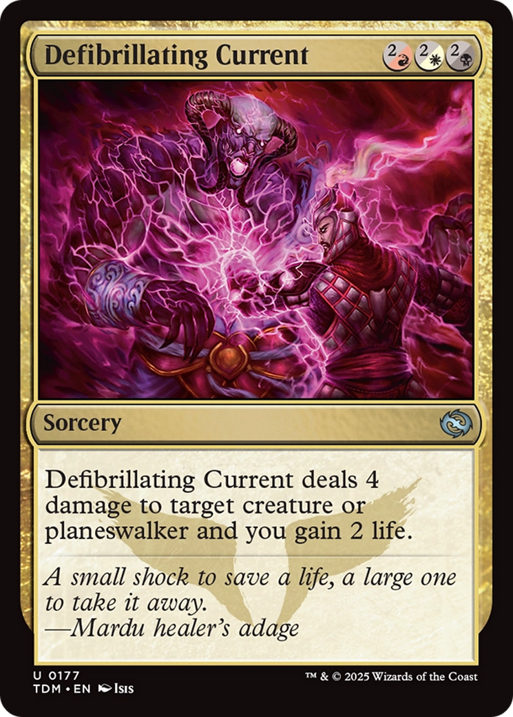 Defibrillating Current [Tarkir: Dragonstorm] | Shuffle n Cut Hobbies & Games