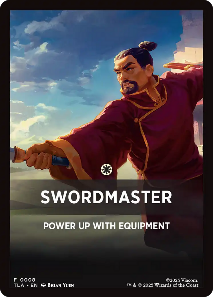 Swordmaster Theme Card [Avatar: The Last Airbender Tokens] | Shuffle n Cut Hobbies & Games
