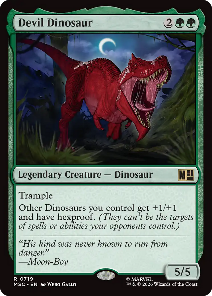 Devil Dinosaur [Marvel Super Heroes Commander] | Shuffle n Cut Hobbies & Games