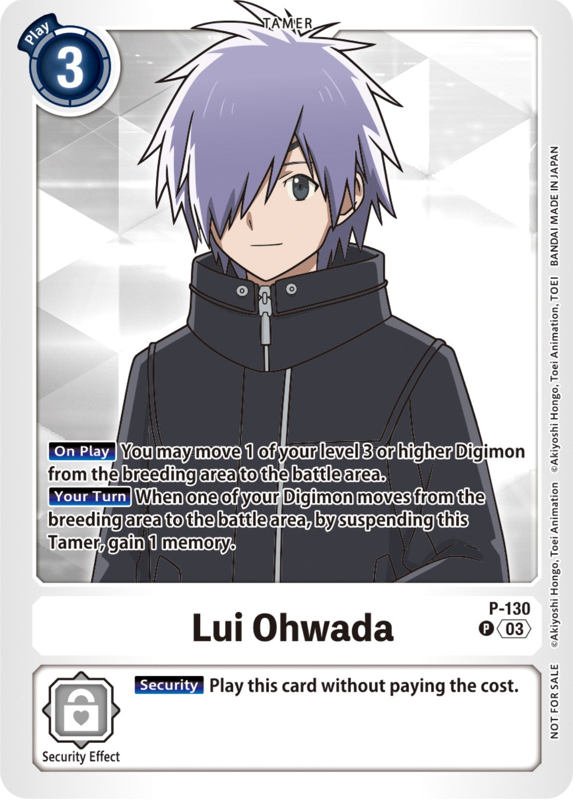 Lui Ohwada [P-130] (NYCC 2023 Demo Deck) [Promotional Cards] | Shuffle n Cut Hobbies & Games