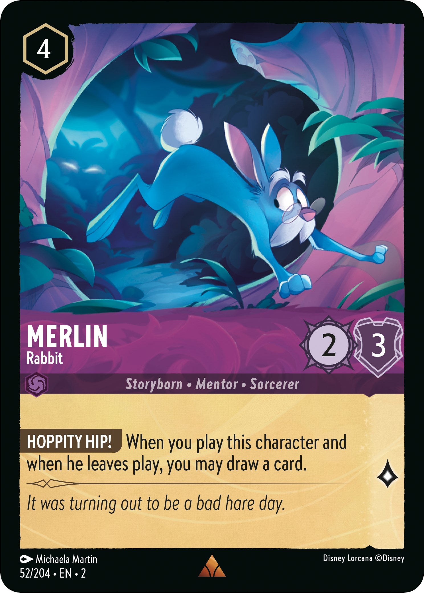 Merlin - Rabbit (52/204) [Rise of the Floodborn] | Shuffle n Cut Hobbies & Games