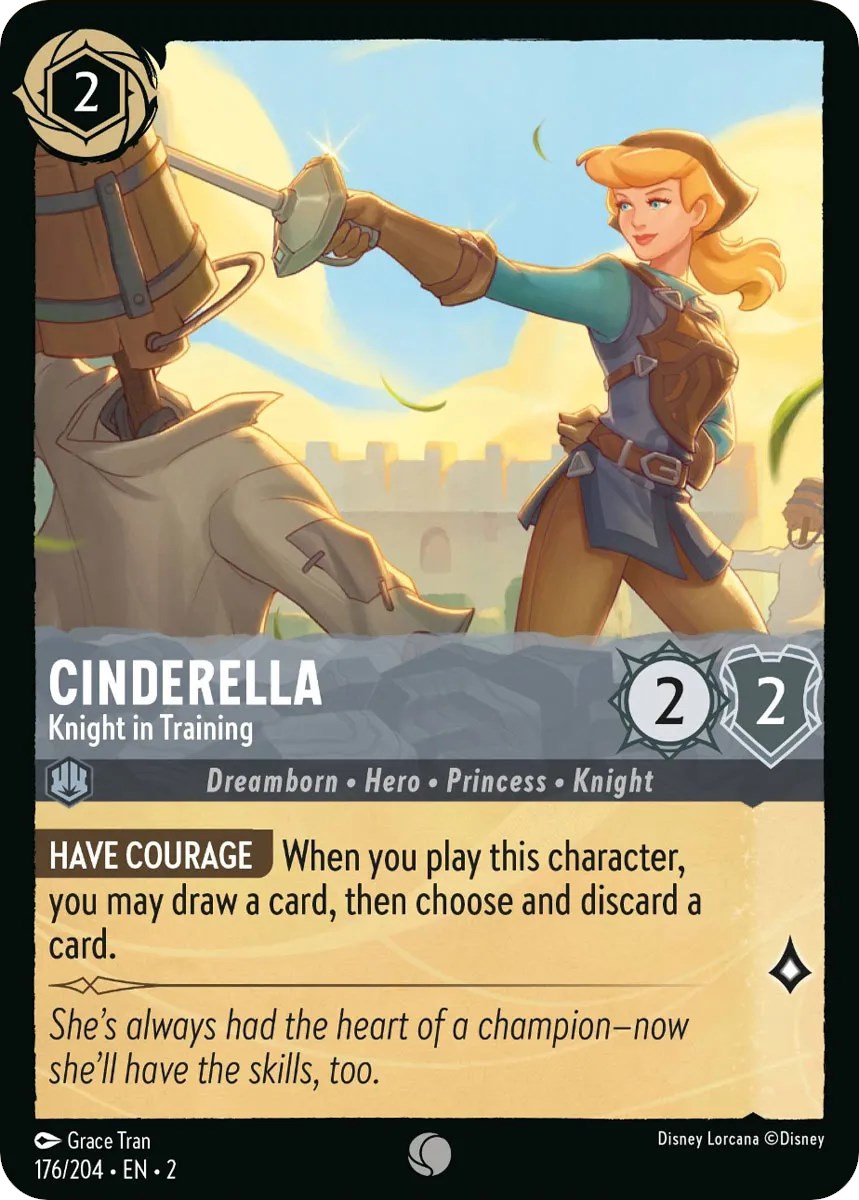 Cinderella - Knight in Training (176/204) [Rise of the Floodborn] | Shuffle n Cut Hobbies & Games