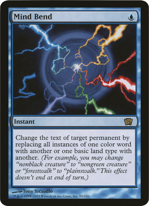 Mind Bend (Oversized) [Eighth Edition Box Topper] | Shuffle n Cut Hobbies & Games