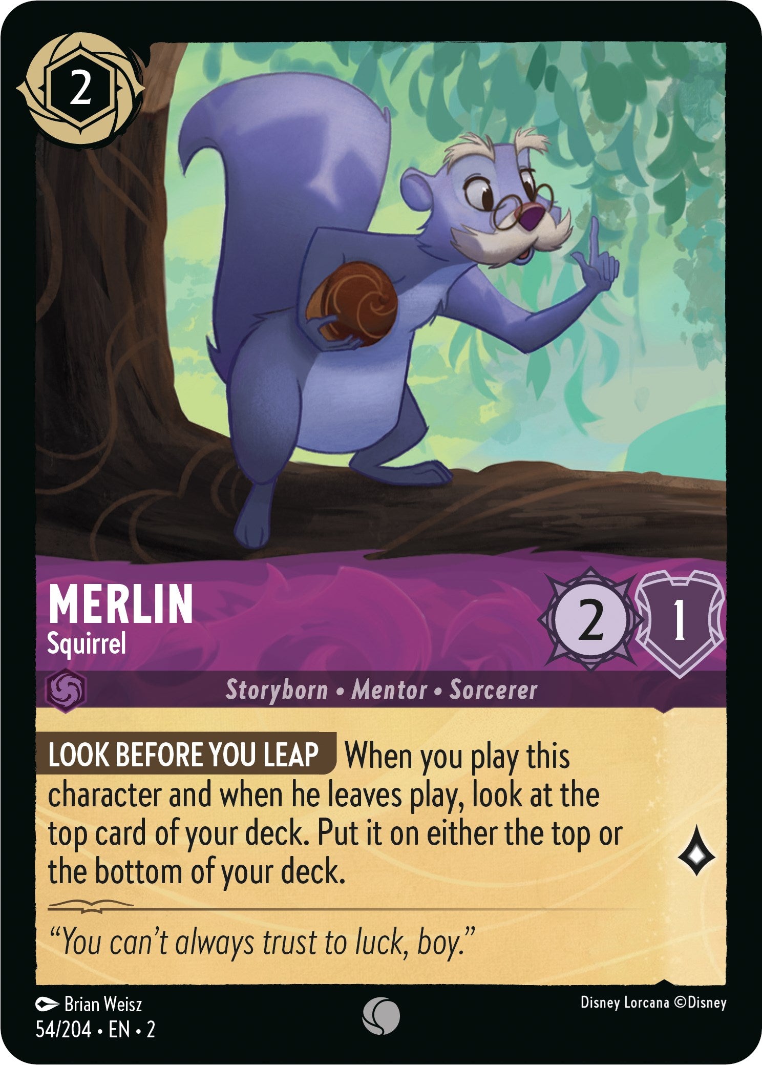 Merlin - Squirrel (54/204) [Rise of the Floodborn] | Shuffle n Cut Hobbies & Games