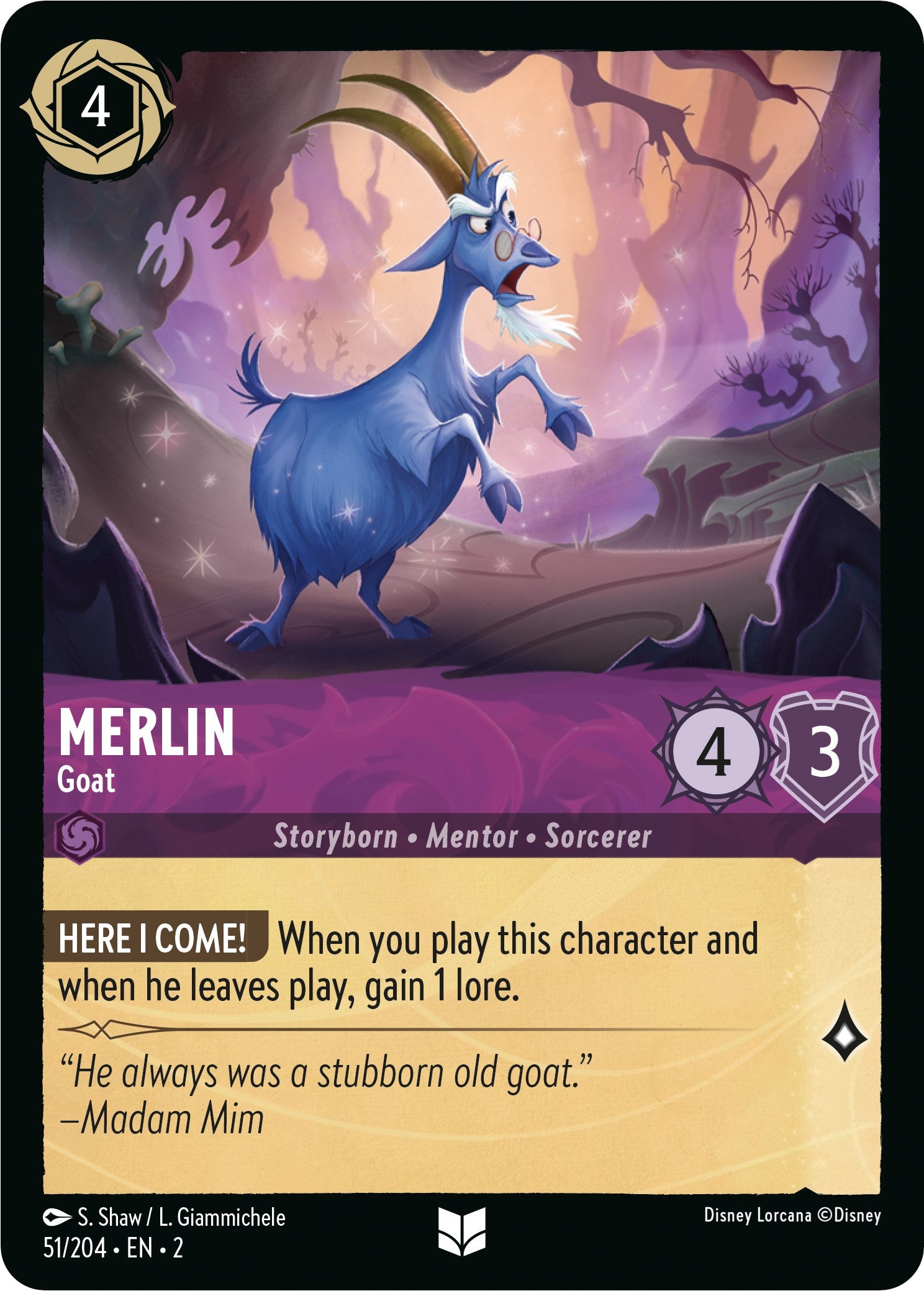 Merlin - Goat (51/204) [Rise of the Floodborn] | Shuffle n Cut Hobbies & Games