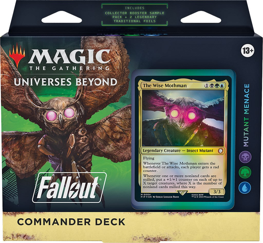 Fallout: Out of the Vault - Mutant Menace Commander Deck | Shuffle n Cut Hobbies & Games