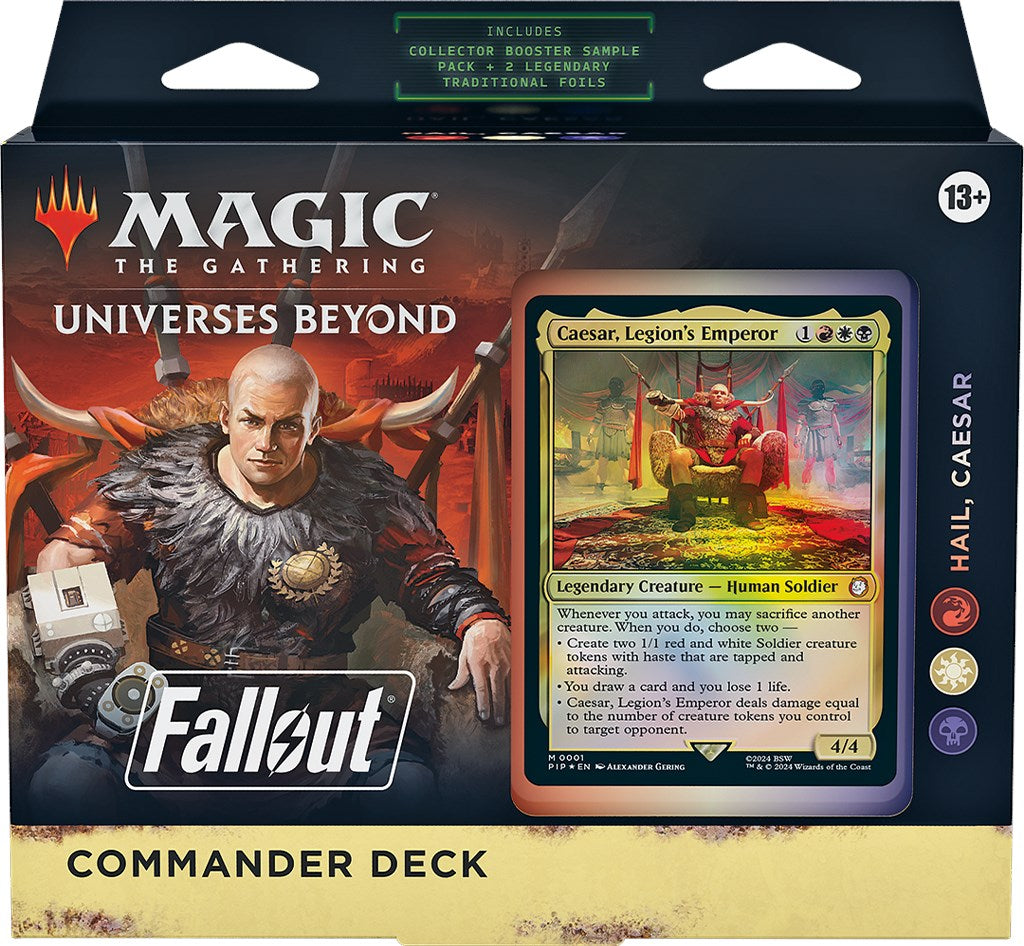 Fallout: Out of the Vault - Hail, Caesar Commander Deck | Shuffle n Cut Hobbies & Games