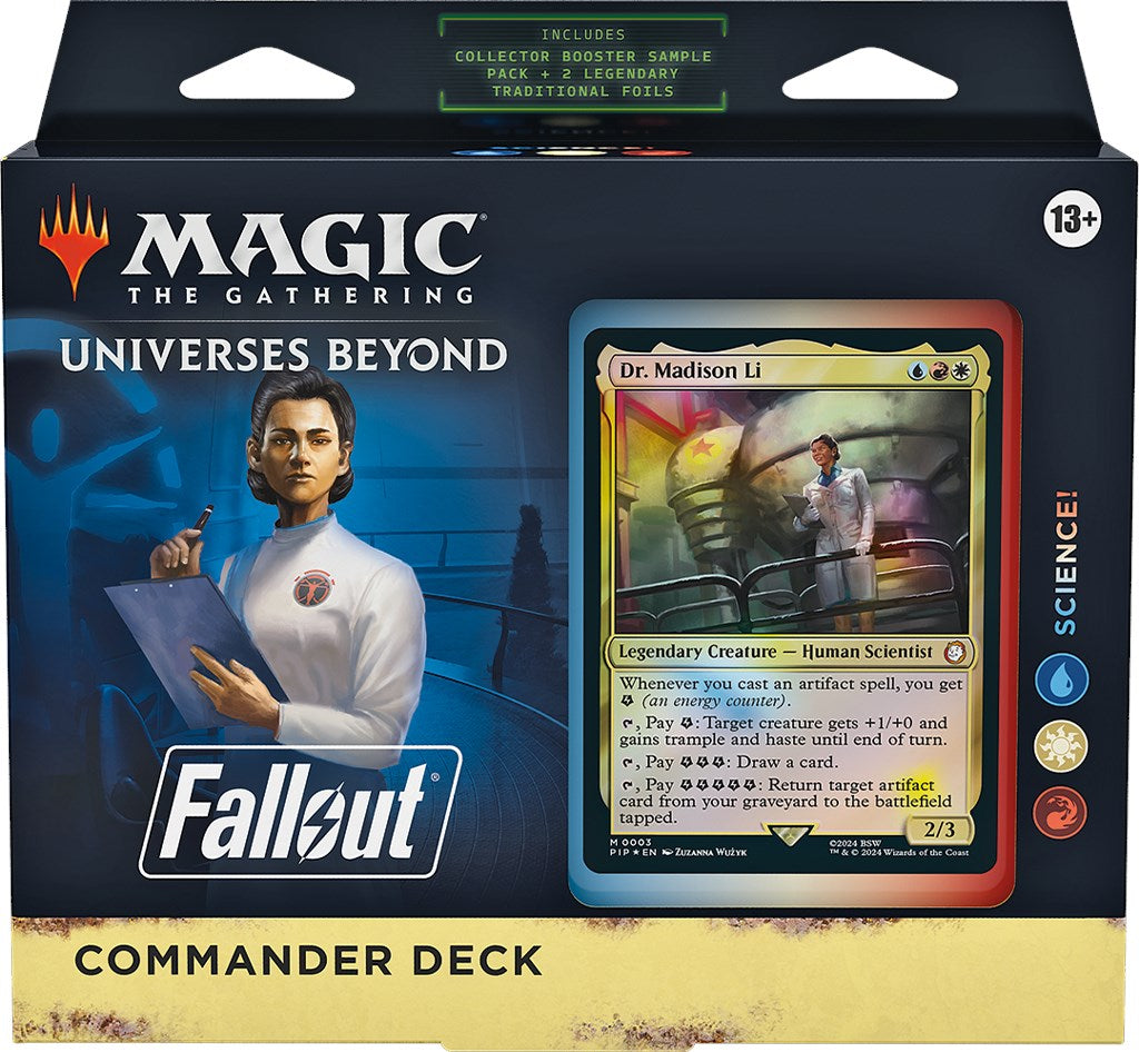 Fallout: Out of the Vault - Science! Commander Deck | Shuffle n Cut Hobbies & Games