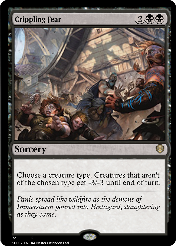 Crippling Fear [Starter Commander Decks] | Shuffle n Cut Hobbies & Games